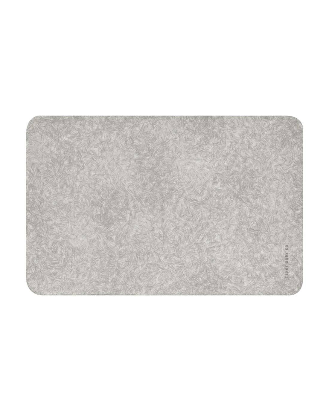 The Coat Match blanket in Grey and White, laid flat.