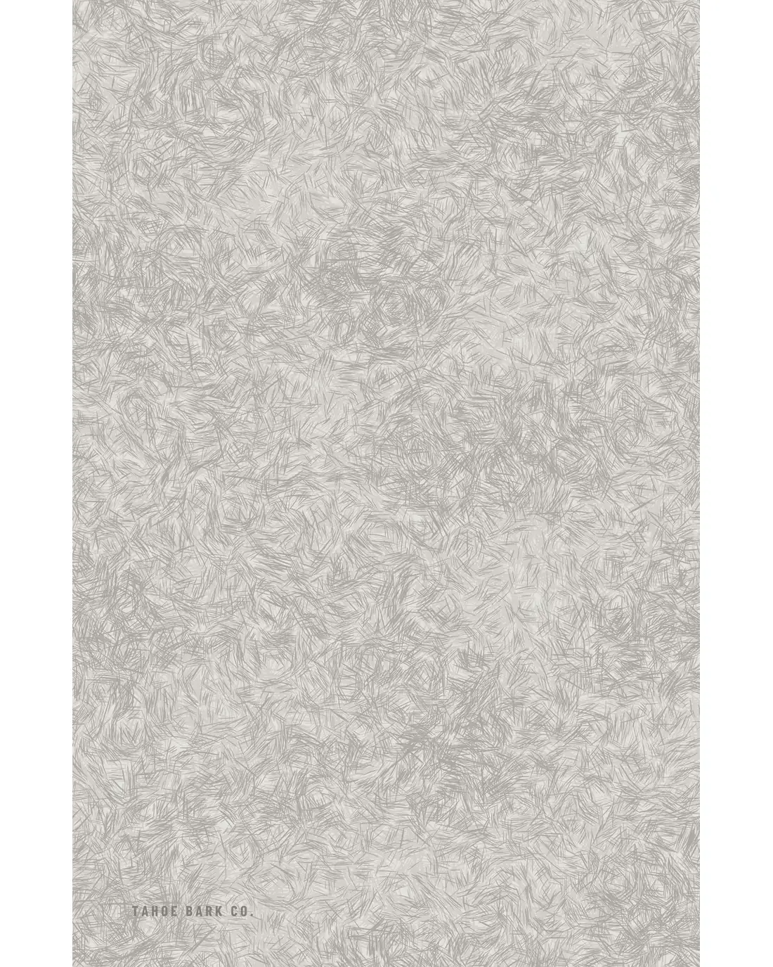 Coat Match in Grey and White as it prints: a Siberian Husky's grey and white coat drawn hair by hair across the blanket, with TAHOE BARK CO. small near one corner