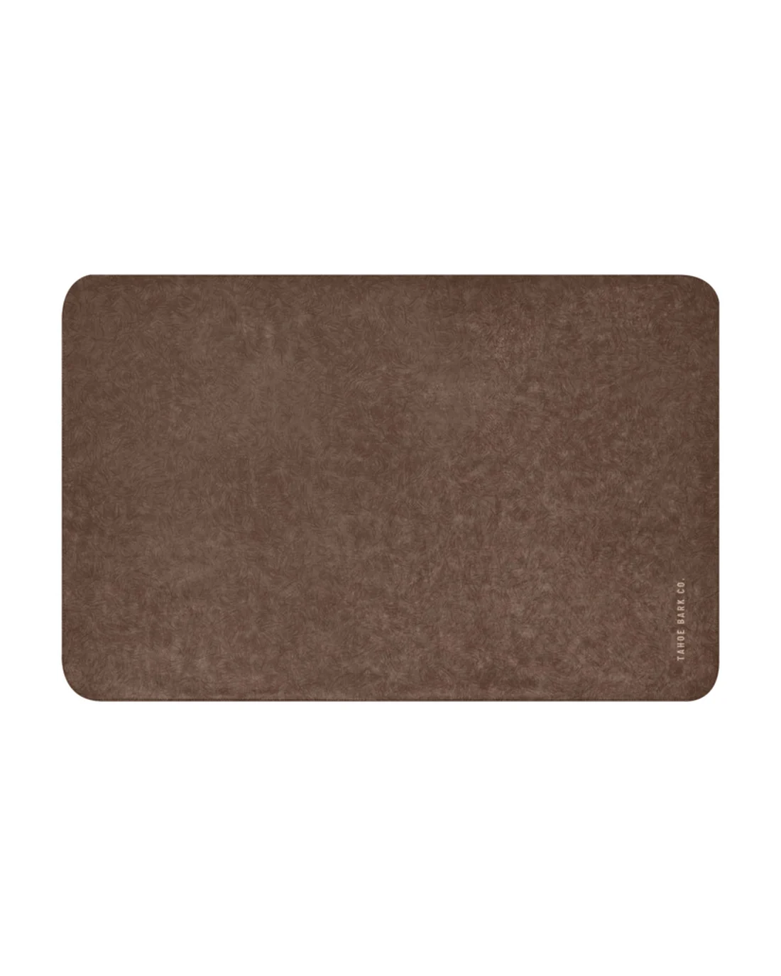 The Coat Match blanket in Chocolate, laid flat.